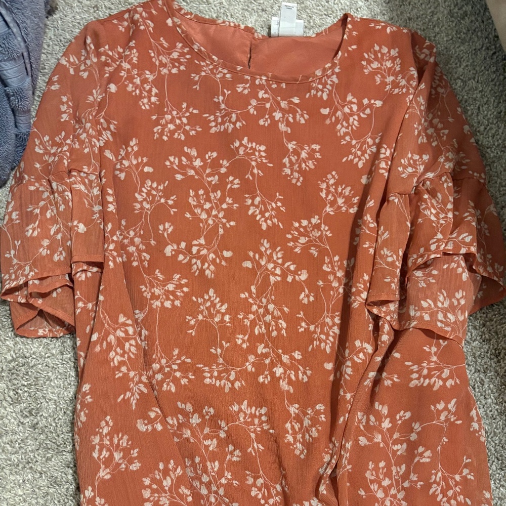 Ava & Viv 2X Blouse